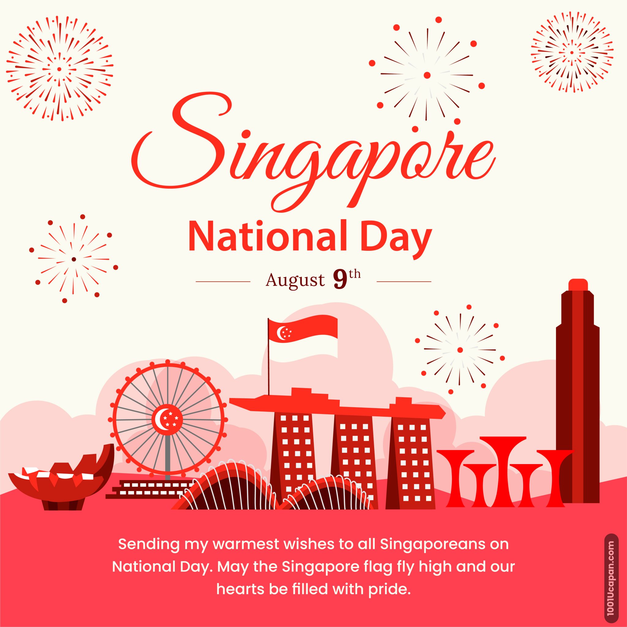 50 Example Singapore National Day Wishes 2023 1001 Ucapan